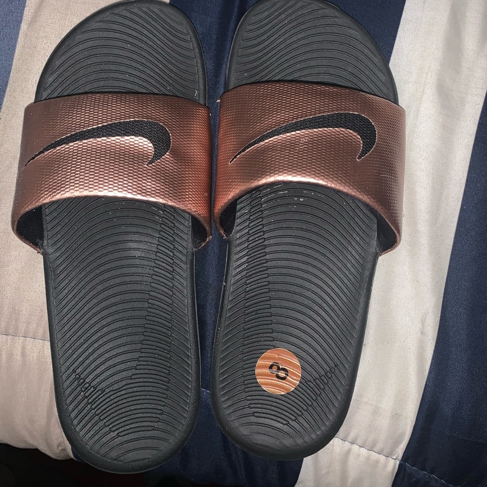 Nike slip on sandals